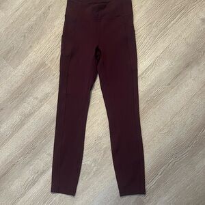 lululemon Burgundy Leggings - Deep Wine Hue